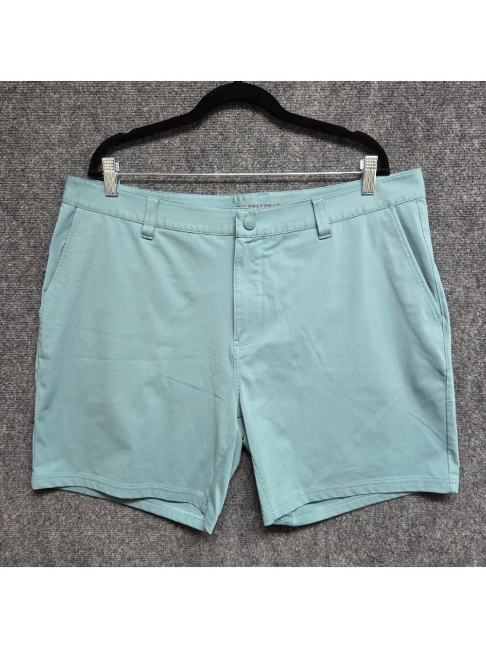 Rhone Shorts Mens 38 Commuter Short Teal 7" Casual Golf Breathable Zip Fly
